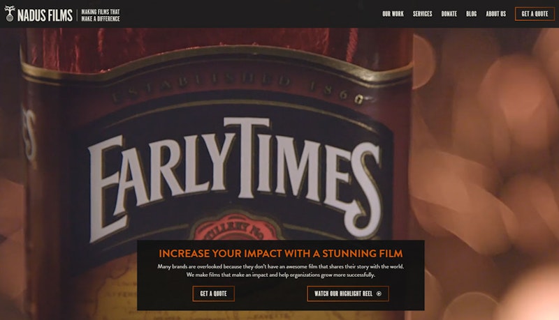 Nadus Films Website By Hatfield Media 02