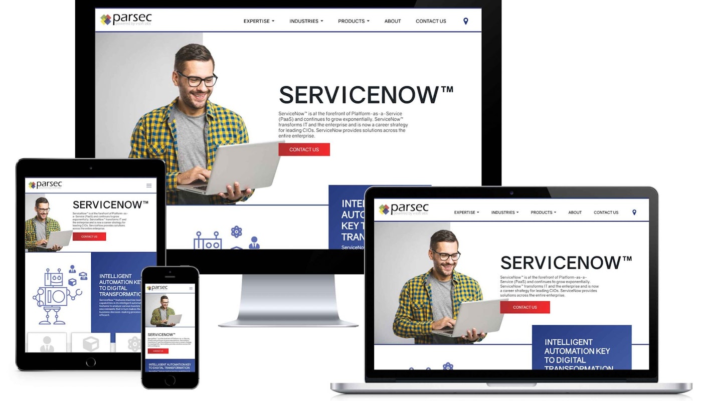 Parsec Website Responsive Design By Hatfield Media