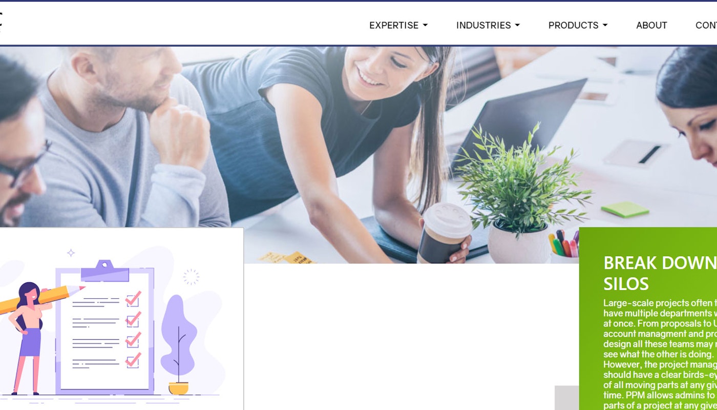 Parsec Services Web Design