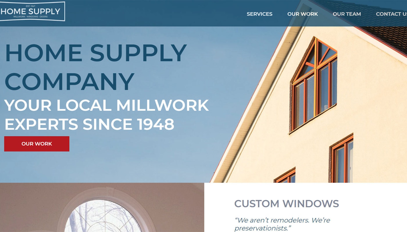 Home Supply 01 Website Design By Hatfield Media